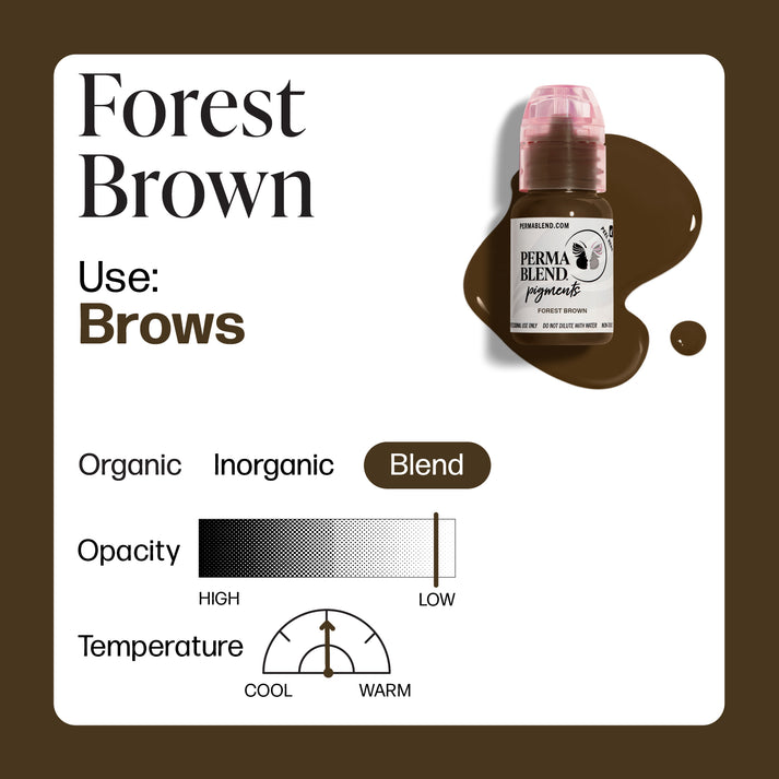 Perma Blend Brow Pigment 15ml Forest Brown