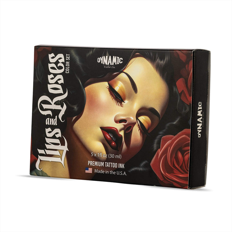 Dynamic Lips and Roses Set