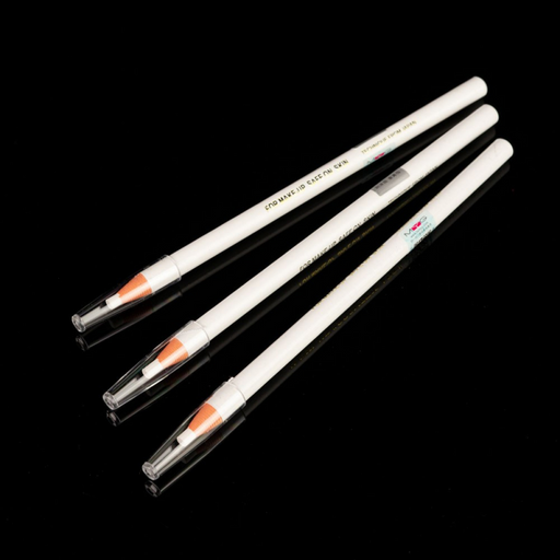 White waterproof mapping crayon for tattoo and PMU outlining – Monsters Ink