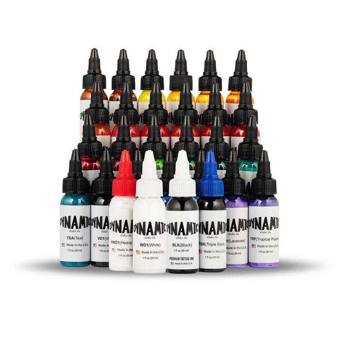 Dynamic Master Collection Tattoo Ink Color 1oz Set