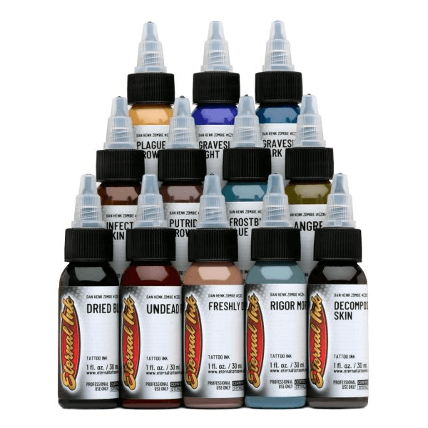 Eternal Ink – Zombie Colour Kit (12 x 1oz)