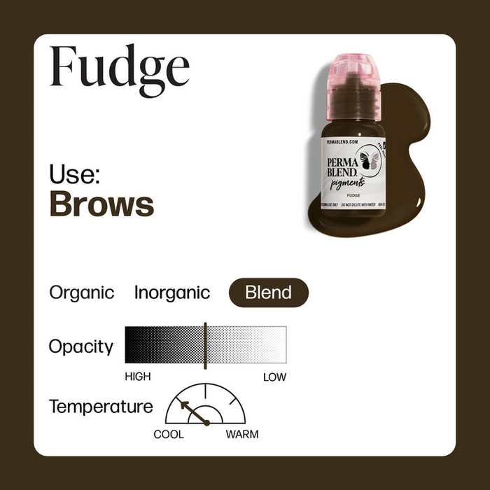 Perma Blend Brow Pigment 15ml Fudge