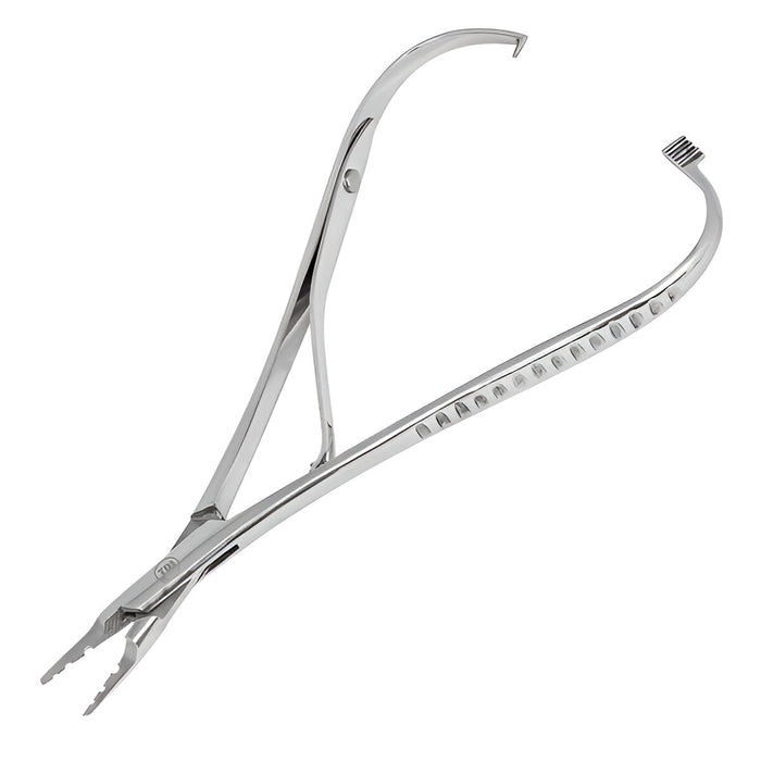 Dermal Anchor Holding Forceps 14.5cm (Curved jaw blade)