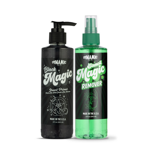 Dynamic Black Magic Tattoo Stencil Set – Solution + Remover