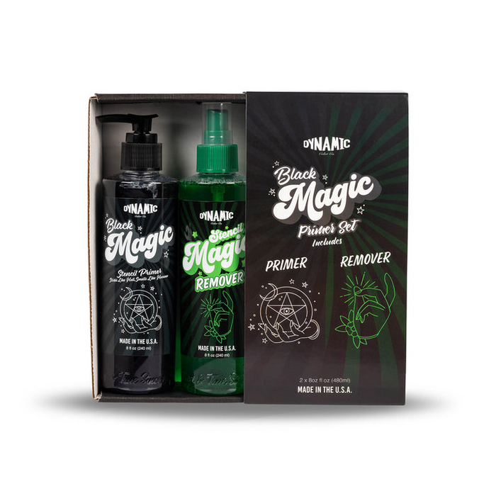 Dynamic Black Magic Tattoo Stencil Set – Solution + Remover