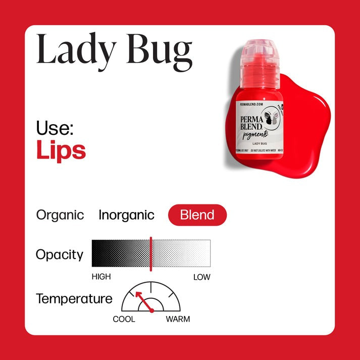 Perma Blend Lip Pigment 15ml Lady Bug