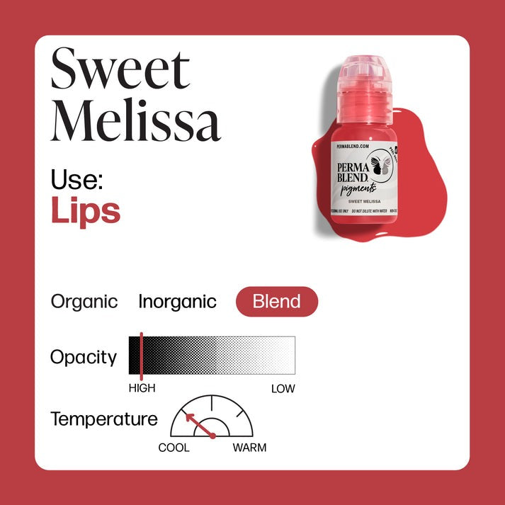 Perma Blend Lip Pigment 15ml Sweet Melissa