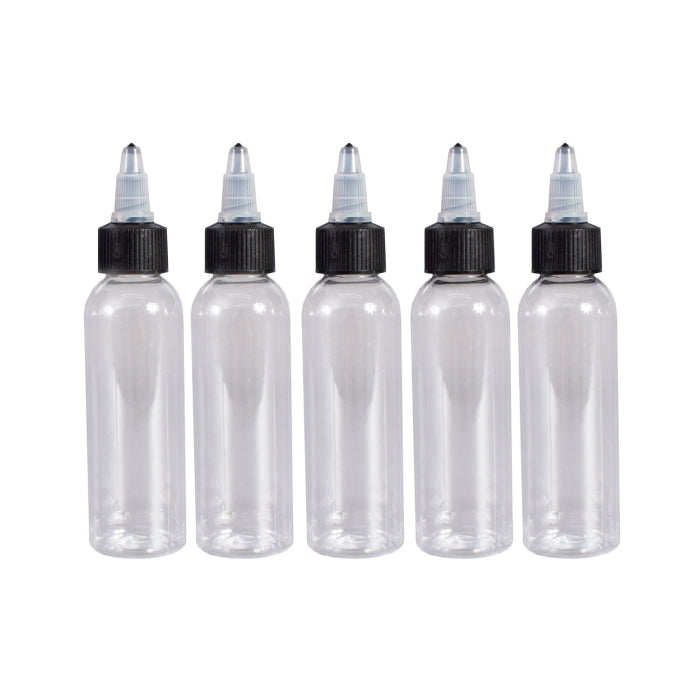 Empty Plastic Tattoo Ink Bottle (Various Sizes)