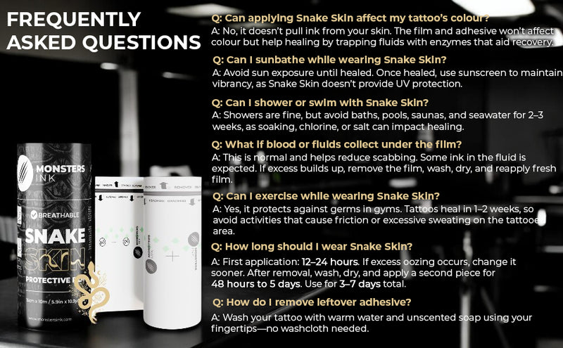 Monsters Ink Snake Skin Matte Protective Film (Multiple Sizes)