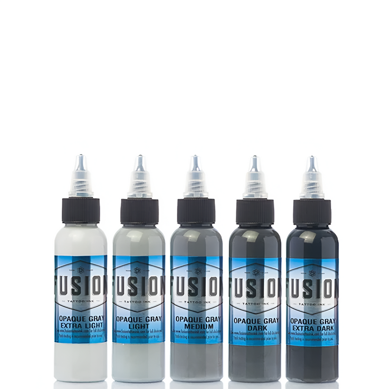 Fusion Ink Opaque Grey Set 5 x 30ml (1oz)