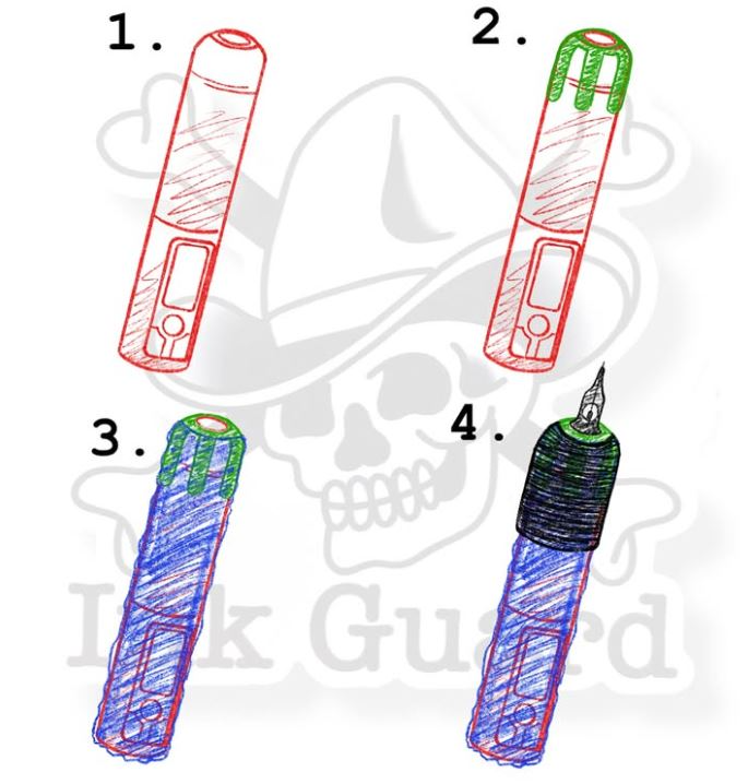 Ink Guard 50 Pieces (Various Designs)