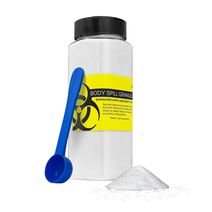 Liquid Solidifier - Spill / Absorbent Granules Powder 10g / 100g / 500g