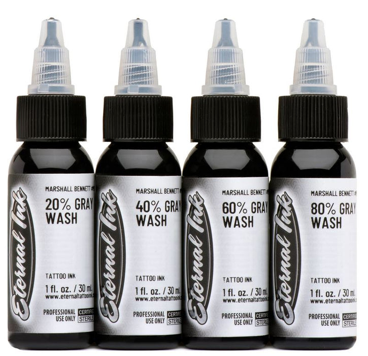 Eternal Ink Marshall Bennett Gray Wash 20% Tattoo Ink 30ml (1oz)