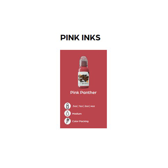 World Famous Bali Pink Tattoo Ink 30ml (1oz)