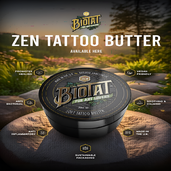 Biotat Zen soft Tattoo Butter (Various Sizes)