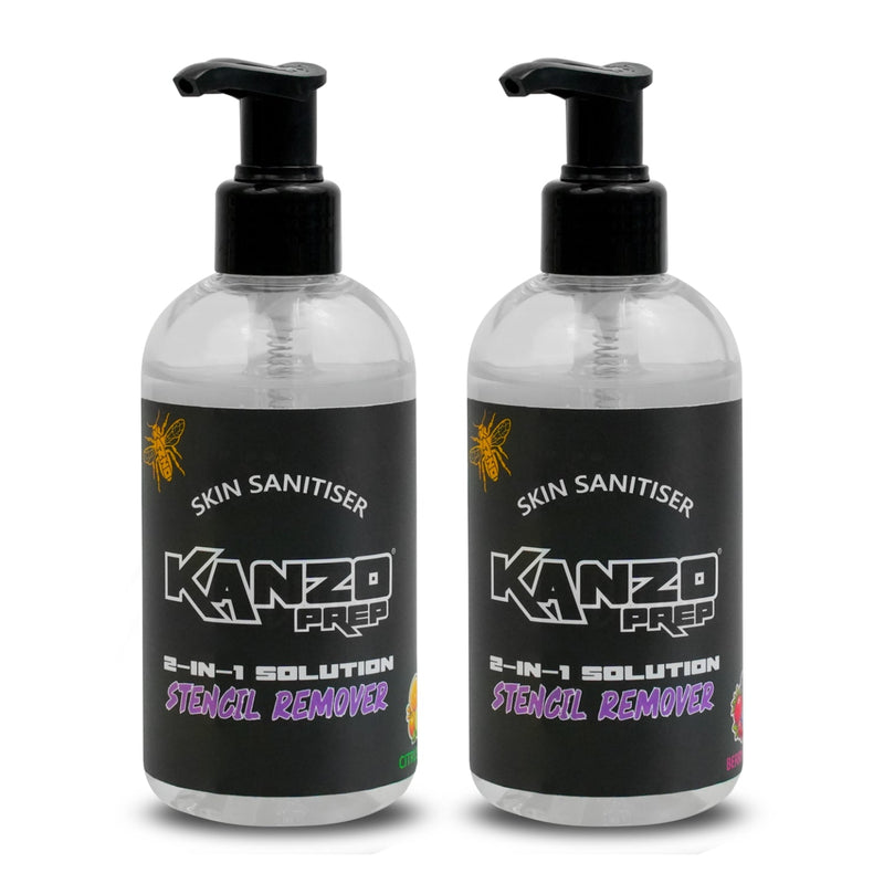 Butterluxe / Kanzo 2-In-1 Skin Prep Stencil Remover 250ml (Multiple Scents)