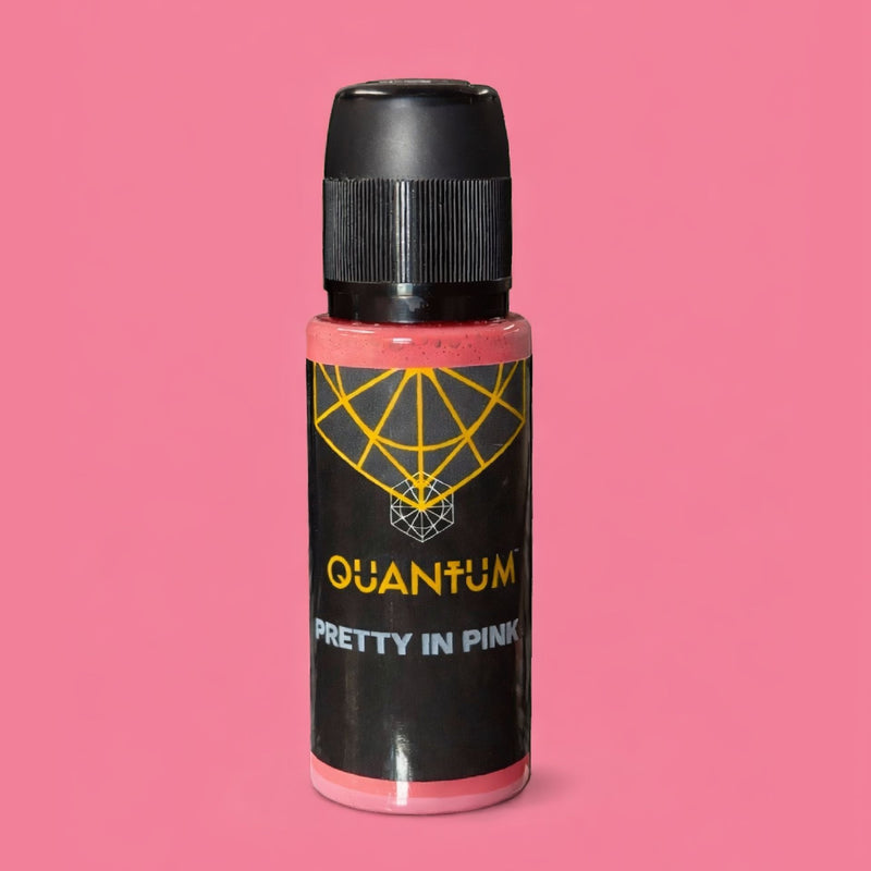 Quantum Pretty In Pink pastel pink tattoo ink bottle by Quantum Tattoo Inks