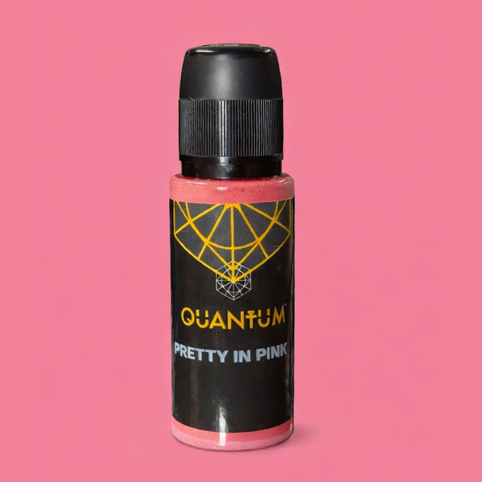 Quantum Pretty In Pink pastel pink tattoo ink bottle by Quantum Tattoo Inks