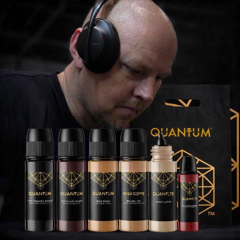 Quantum Tattoo Ink Craig James Portrait Set bottles