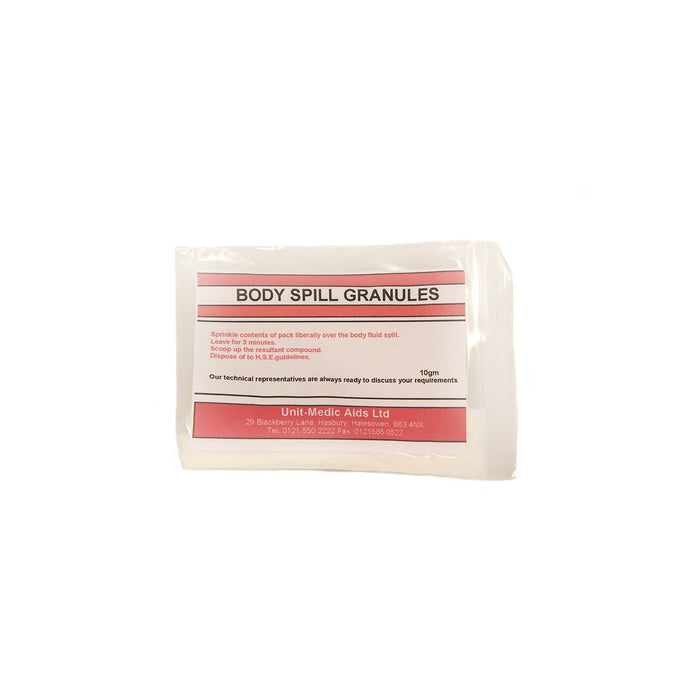 Body Spill Absorbent Granules 10g sachet
