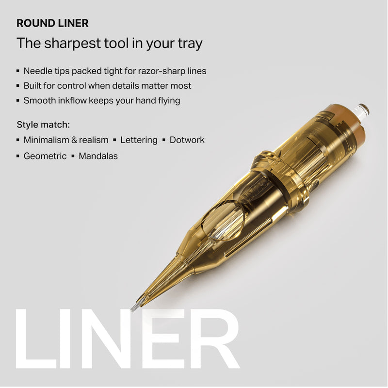 Kwadron Cartridges Turbo Round Liner (TRLLT) - Box of 20