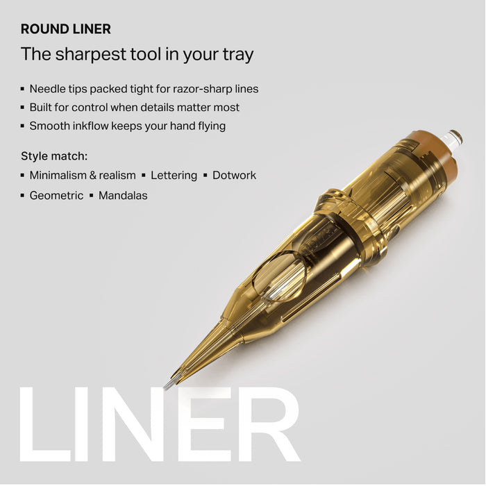Kwadron Cartridges Turbo Round Liner (TRLLT) - Box of 20