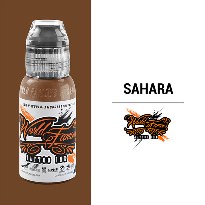 Sahara Tattoo Ink by World Famous – 1oz Bottle