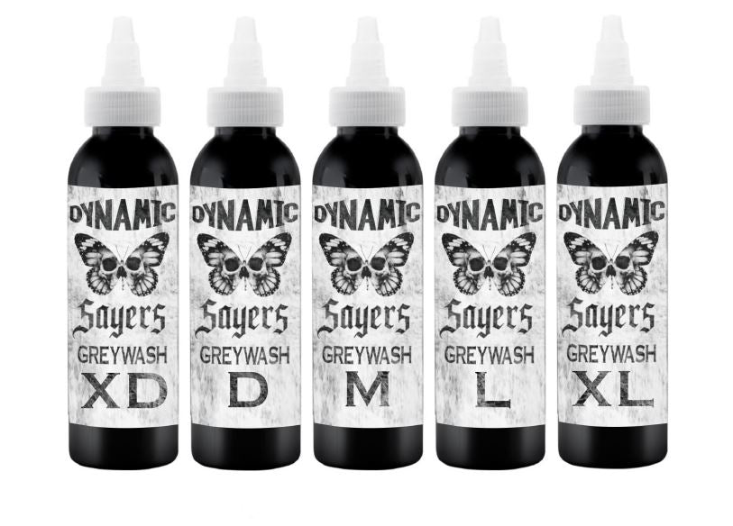 COMING SOON - Dynamic Ink Luke Sayers Grey Wash Collection 4 x 120ml (EU REACH)