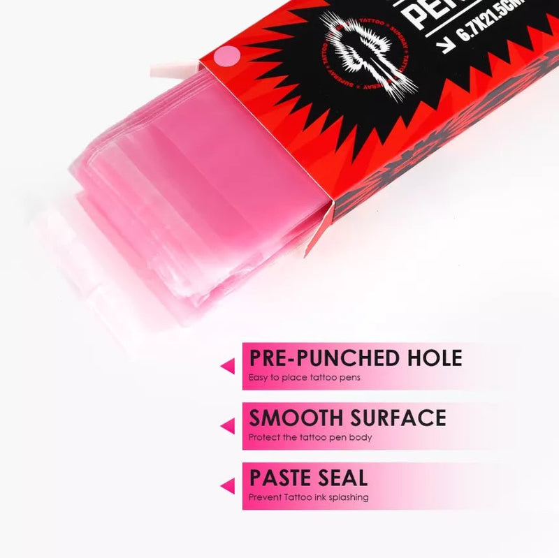 Pen Machine Covers - Black / Pink