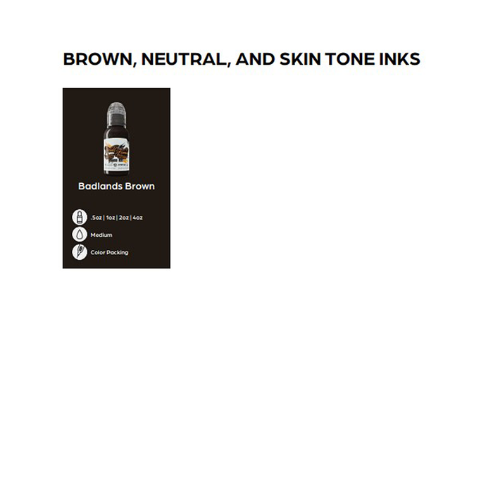 World Famous Brooklyn Brownstone Tattoo Ink 30ml (1oz)