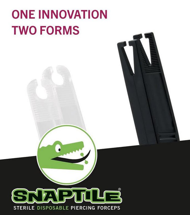 Snaptile Disposable Open Piercing Forceps (Round & Triangle)