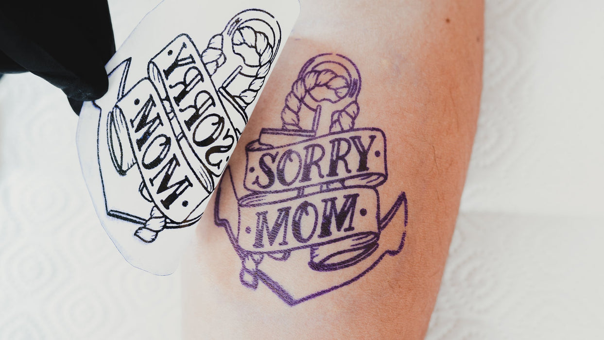 Sorry Mom Hold Fast Stencil Solution (Various Sizes)