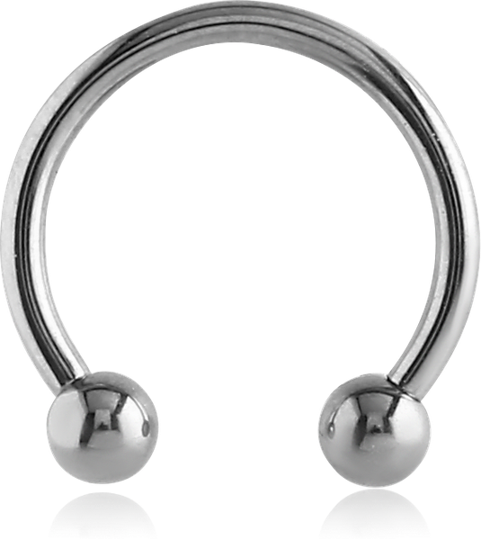 Sterile Titanium Internal Thread Circular Barbells Horseshoes  (Various Sizes)