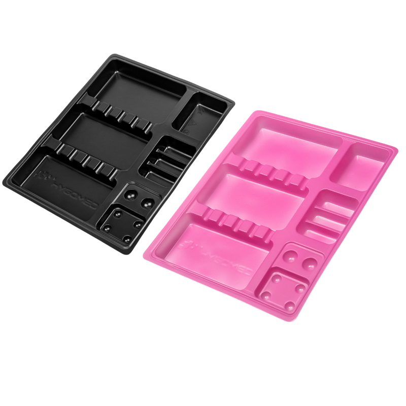 Disposable Instrument Trays 100pcs Black / Pink