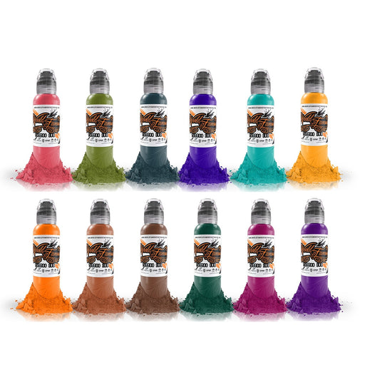 World Famous Ink Jay Freestyle Watercolor Set 30ml professional tattoo ink collection