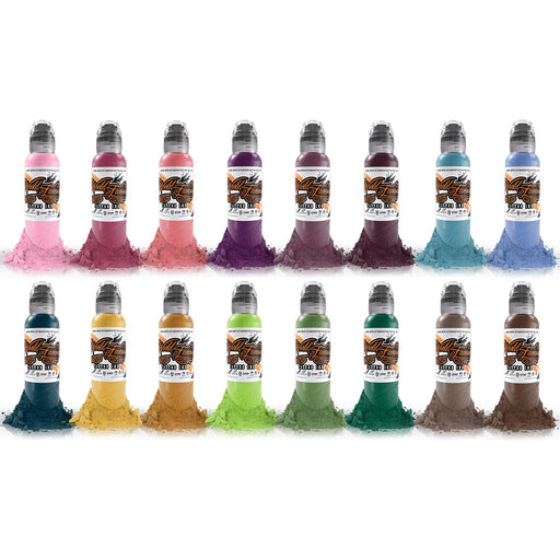 World Famous Ink A.D. Pancho Colour Set 30ml professional tattoo ink collection