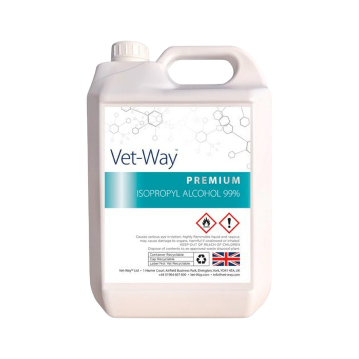 Vet-Way Isopropyl Alcohol Bottles – 500ml, 1L, 2L – Tattoo Studio Hygiene