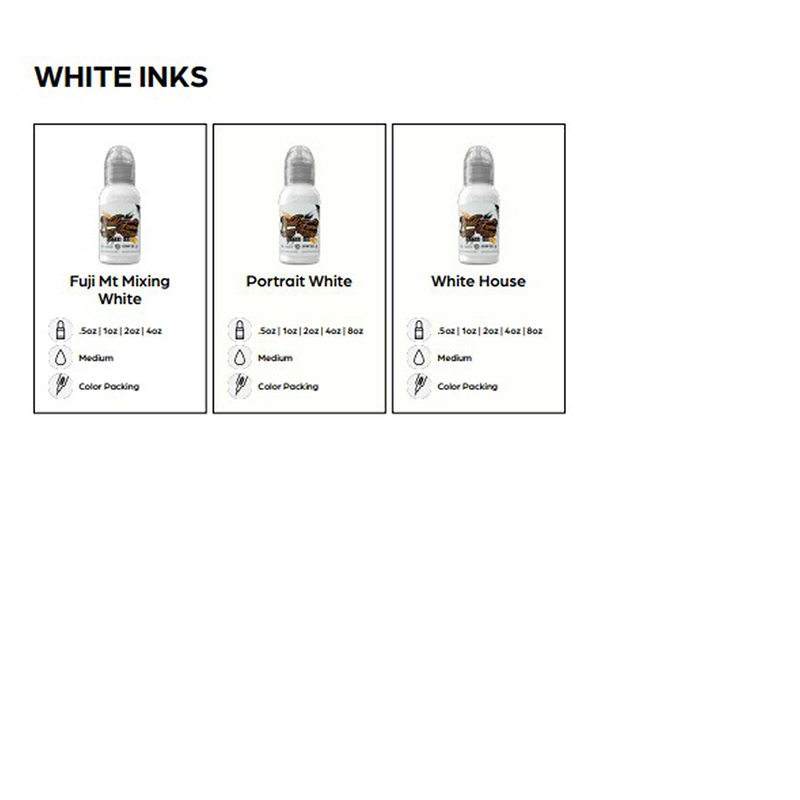 World Famous White House Tattoo Ink (Various Sizes)