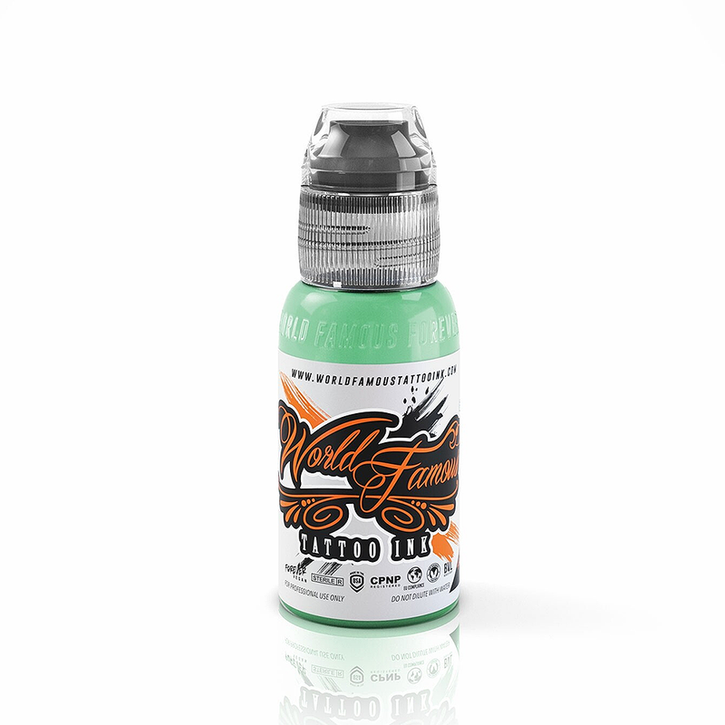World Famous Ink Columbus Seafoam 30ml (1oz) – Professional Vegan Tattoo Ink