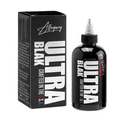 Shop Allegory Ultra Blak Tattoo Ink at Monsters Ink. Deep, super concentrated black for lining, shading & blackouts. Vegan-friendly, made in USA, sizes 30ml, 60ml & 240ml.