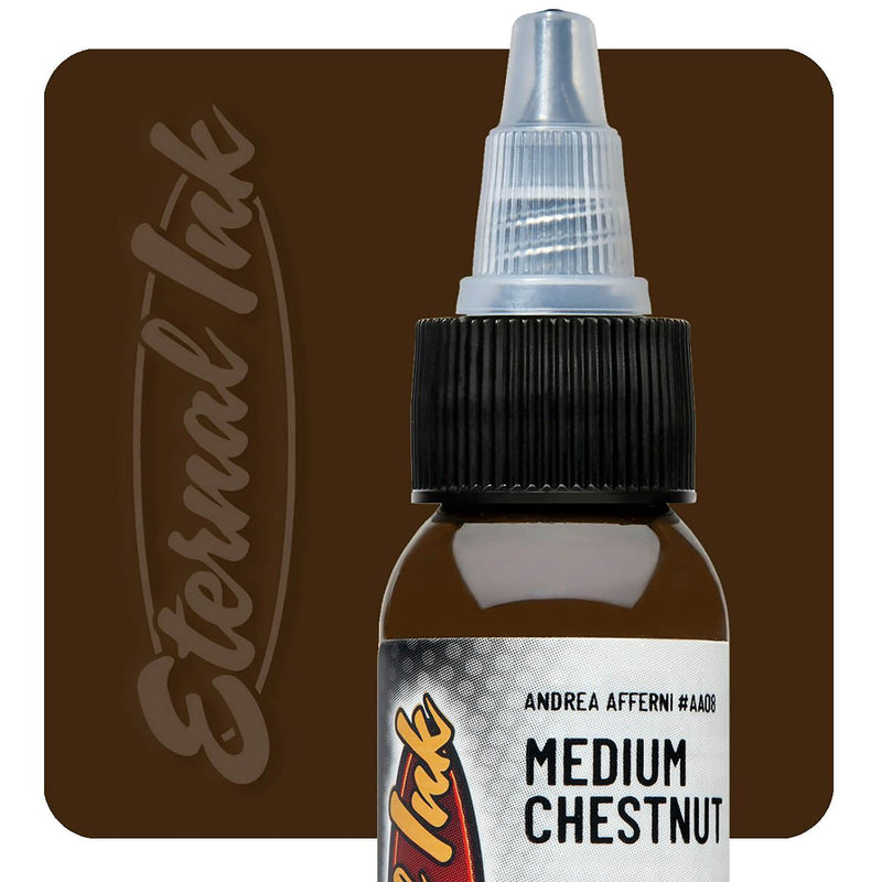 Eternal Ink Andrea Afferni Medium Chestnut Tattoo Ink 30ml (1oz)