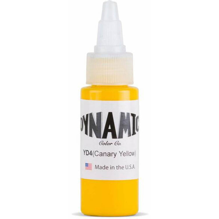 Dynamic Color Canary Yellow Tattoo Ink 30ml (1oz)