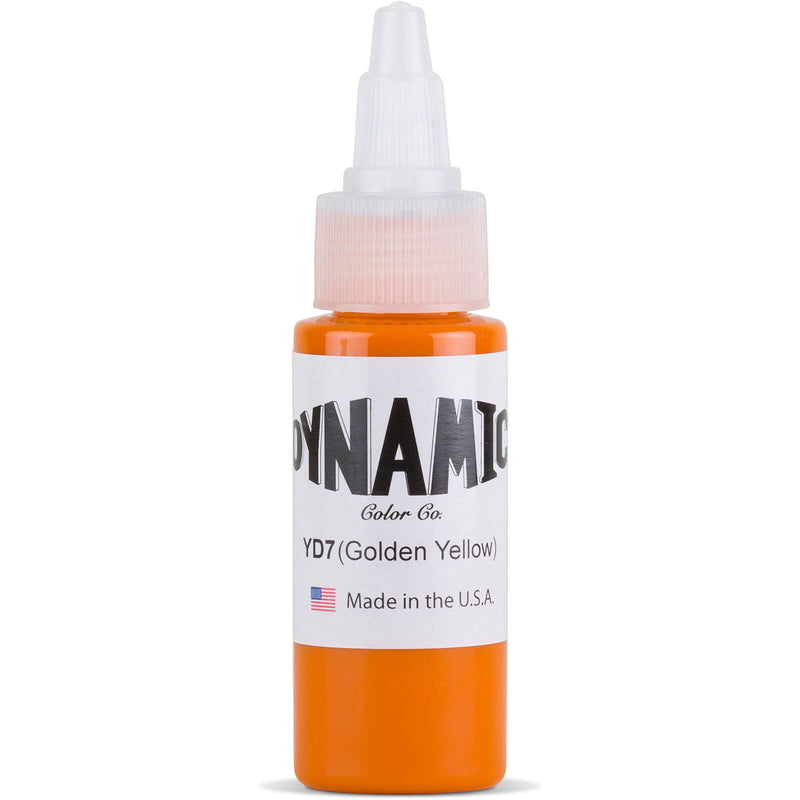 Dynamic Color Golden Yellow (YD7)Tattoo Ink 30ml (1oz)