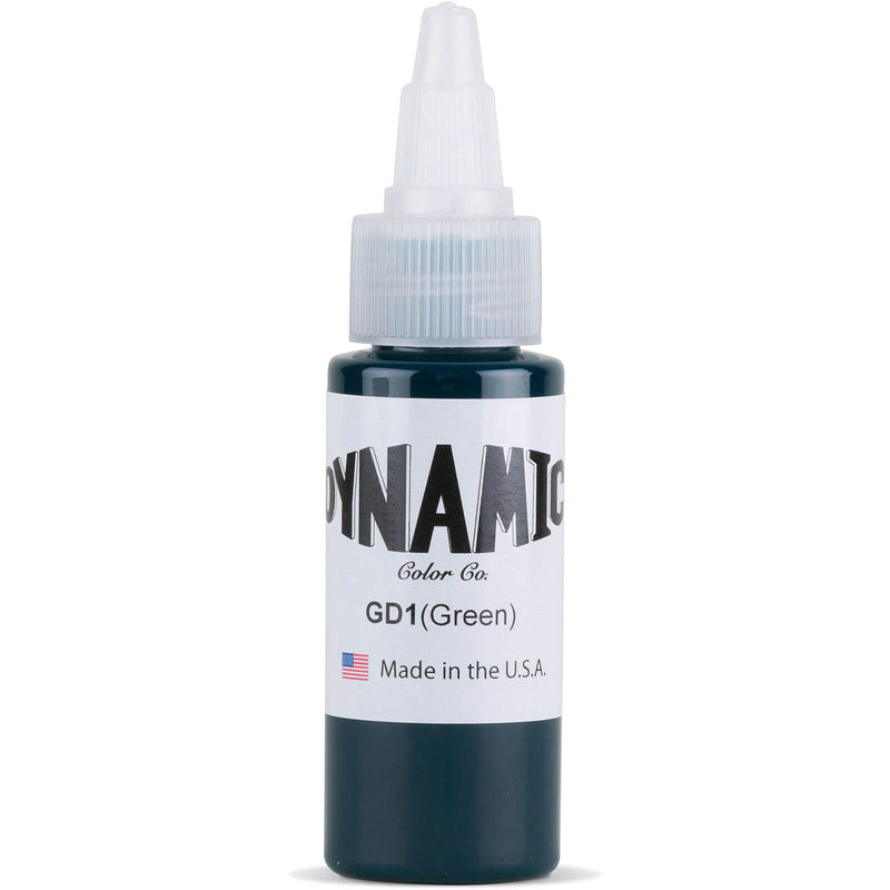 Dynamic Color Green (GD1) Tattoo Ink 30ml (1oz)