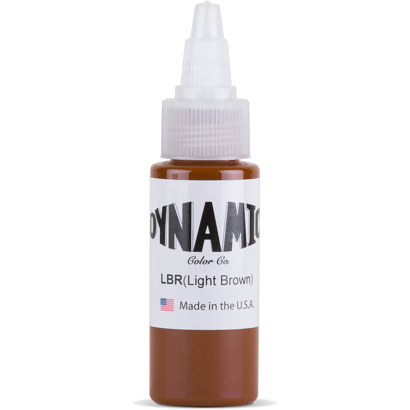 Dynamic Color Light Brown (LBR) Tattoo Ink 30ml (1oz)