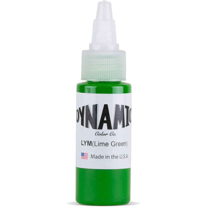 Dynamic Color Lime Green (LYM) Tattoo Ink 30ml (1oz)