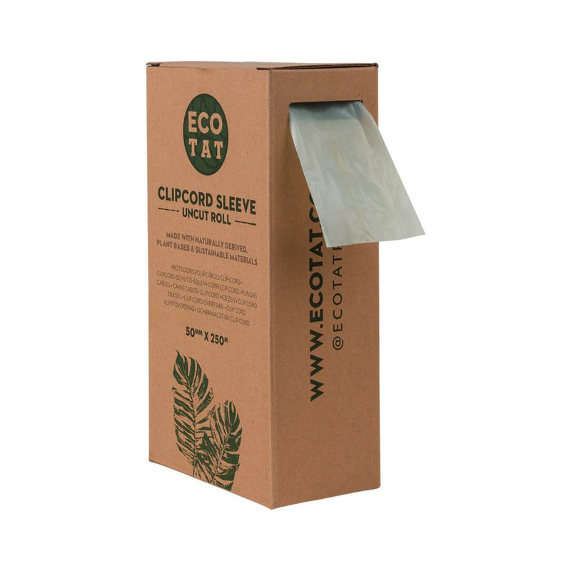 Ecotat Clipcord Covers Uncut Roll 50mm x 250m (Pack of 250)