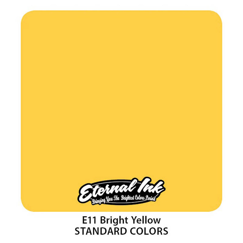 Eternal Ink Bright Yellow Tattoo Ink 30ml (1oz)