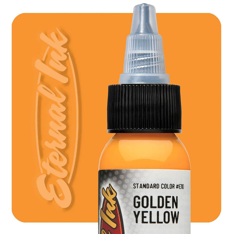 Eternal Ink Golden Yellow Tattoo Ink 30ml (1oz)