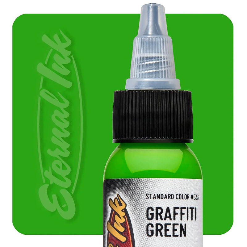 Eternal Ink Graffiti Green Tattoo Ink 30ml (1oz)